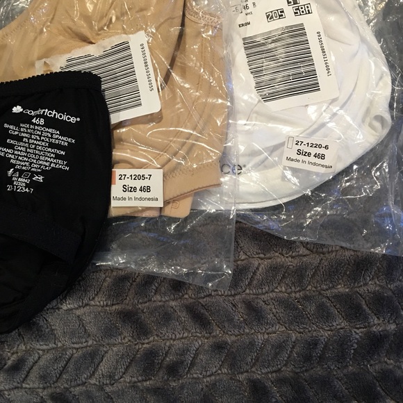 Set of 3, brand new, underwire bras-46B - Picture 1 of 3